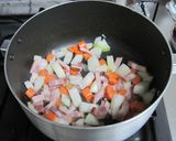 有頭エビ入り☆ミネストローネ作り方1写真