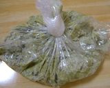 手打ちうどん★モロヘイヤ粉末作り方3写真