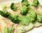 ツナ×ブロッコリーの塩昆布カレートースト作り方3写真