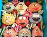 キャラ弁♬バーバパパファミリー（覚書）作り方11写真