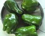 ピーマンの丸焼き♪作り方1写真