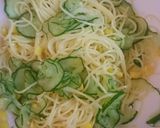簡単副菜★胡瓜コーン明太子マヨのサラスパ作り方5写真