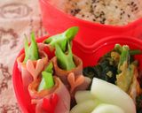 四角豆のベーコン巻き。作り方4写真