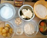 栗の甘露煮でパウンドケーキ作り方1写真