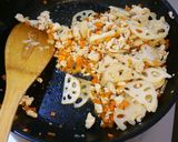 鶏そぼろレンコン。作り方4写真