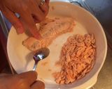 サーモンあらのクリームパスタ作り方1写真