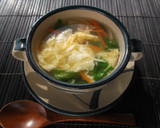 ルッコラの卵スープ❀朝食やランチに作り方5写真