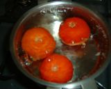 なすと挽き肉のポーチドエッグトマトカレー作り方1写真