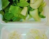 チンゲン菜とたっぷりきのこの炒め物作り方1写真