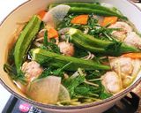 温か簡単☆生姜たっぷり肉団子のお鍋作り方5写真