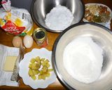 サツマイモ入りナッツケーキ作り方1写真