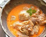 辛うま担々風♡鶏肉と里芋のトマト煮込み♪作り方7写真