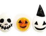 たまごでハロウィン☆くもの巣プレート作り方5写真