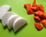 鶏手羽元のホロホロ煮♪作り方1写真