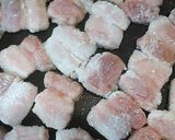 超簡単　豚バラブロックと椎茸小松菜炒め作り方7写真