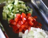豚ひき肉と刻み野菜のタイ風ごはん。作り方2写真
