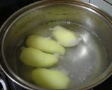 じゃがいもとクリームチーズのたらこサラダ作り方1写真