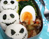 ハロウィンキャラ弁☆ナイトメア ジャック作り方2写真