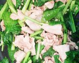 小松菜☆小松菜と豚肉の中華卵とじ作り方6写真