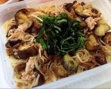 茄子とツナのペペロンチーノ素麺作り方5写真