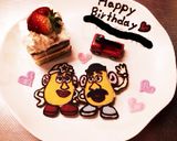 バースデープレート♡ 〜ポテトヘッド〜作り方4写真