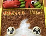 妖怪ウォッチ☆セーラーニャン☆キャラ弁作り方6写真