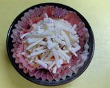 お弁当に♡ポテサラ・チーズのハムカップ焼作り方3写真