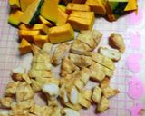 カボチャご飯にしてみました。作り方1写真