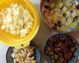 秋の実りたっぷりケーキ＊栗芋りんご＊作り方6写真