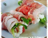 トマトソースのピーマン肉巻き◎作り方1写真