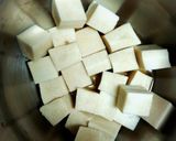 さつまいもと高野豆腐の甘辛炒め作り方2写真