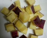 さつまいもと高野豆腐の甘辛炒め作り方4写真