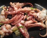 いかとセロリの炒めもの作り方4写真