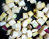さつまいもと高野豆腐の甘辛炒め作り方5写真