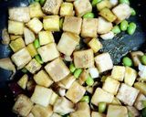 さつまいもと高野豆腐の甘辛炒め作り方6写真