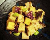 さつまいもと高野豆腐の甘辛炒め作り方7写真