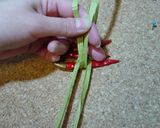 ・かわいい唐辛子の干し方・。・。作り方4写真