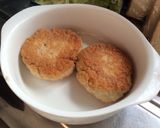 簡単リメイク！豆腐ハンバーグサンド作り方1写真