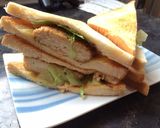 簡単リメイク！豆腐ハンバーグサンド作り方10写真