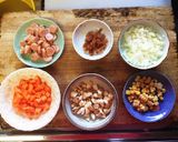 味噌漬け入りチャーハン☆作り方1写真