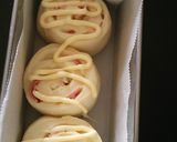 【HB】ベーコンとチーズの巻き巻きパン作り方9写真