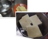 海老のあん掛けと高野豆腐含め煮作り方1写真