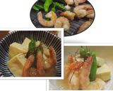 海老のあん掛けと高野豆腐含め煮作り方8写真