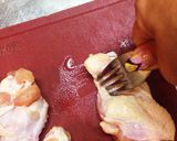 黄金千貫芋と手羽の煮物♪フライパンで簡単作り方3写真