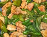 万願寺唐辛子と鶏肉の甘辛煮⭐常備菜お弁当作り方5写真
