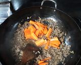 ★ご飯が進むひき肉野菜炒め★作り方3写真