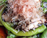 簡単☆ししとうと椎茸としらすの焼き浸し作り方4写真