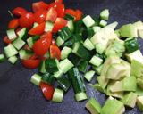 野菜で簡単★ちょっと和風のマヨパスタ♪作り方1写真