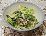 青梗菜とカニカマの胡麻マヨ和え作り方5写真