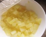 HMでしっとり☆りんごのコンポートケーキ作り方1写真